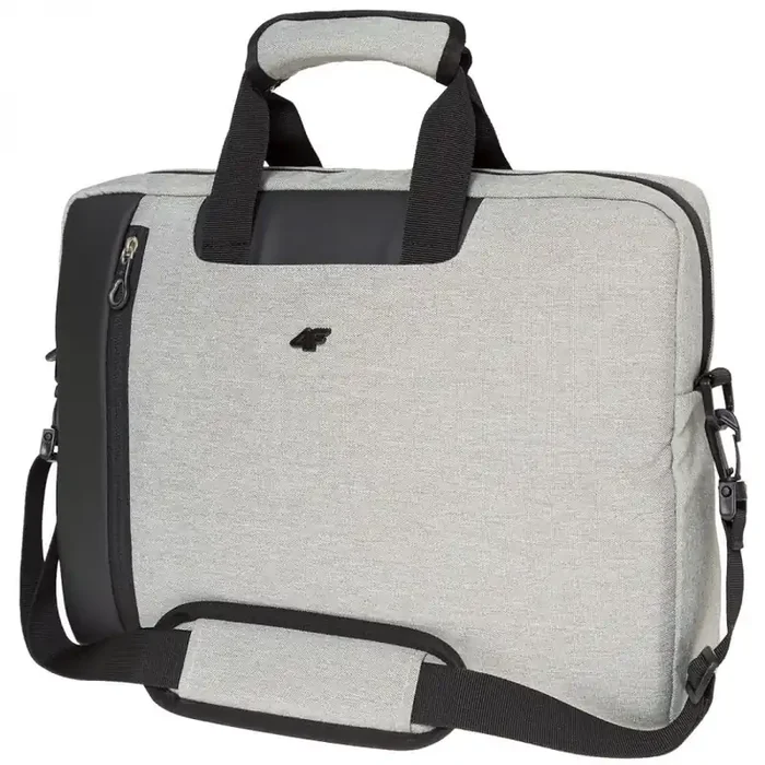 4F Messenger Bag, lys gris Livraison Gratuite