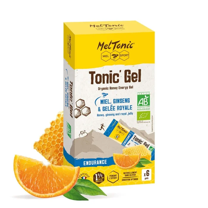 6 Gels énergétiques Meltonic Tonic’bio – Endurance