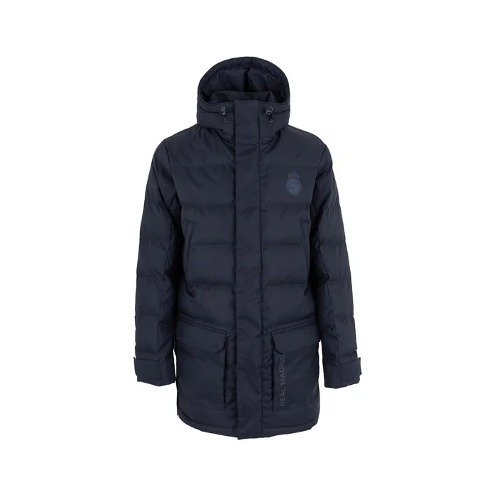 Abrigo Parka Largo Real Madrid Outwear 4all Niños Acolchada Azul – Boutique Officiel Real Madrid CF