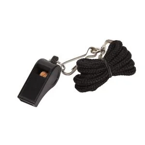Accessoire sifflet et cordon d&rsquo;arbitre