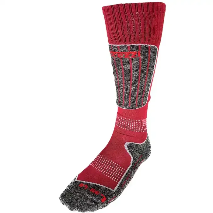Accezzi Merino 20, chaussettes de ski, rouge Quantité Limitée
