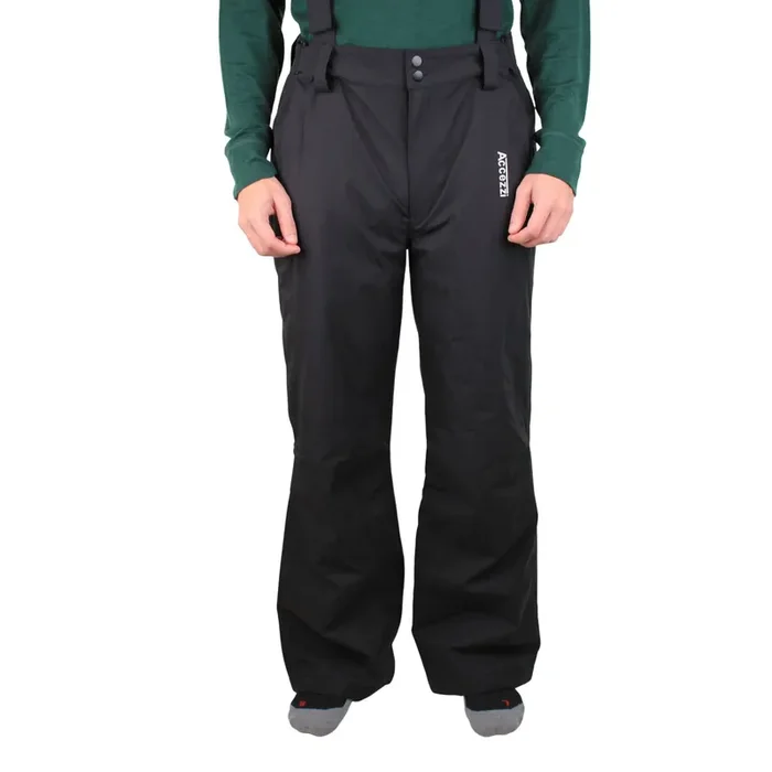 Accezzi pantalons de ski, hommes, noir Prix Promo