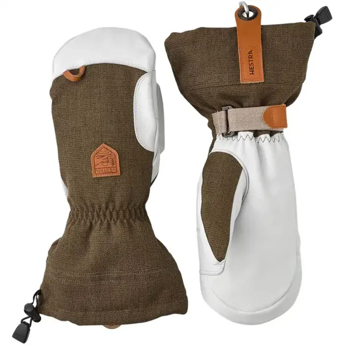Acheter Direct Hestra Army Leather Patrol Gauntlet, mitaines, olive