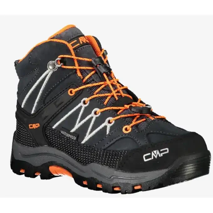 Acheter En Ligne Chaussures de rando CMP KIDS RIGEL MID Anthracite-Flash Orange