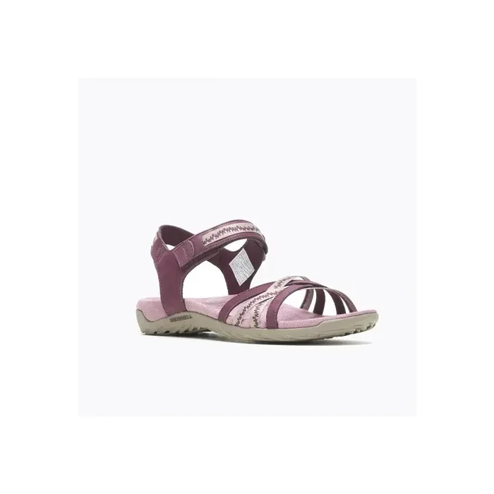 Acheter En Ligne Sandales femme Terran 3 Cush Cross Burgundy Merrell