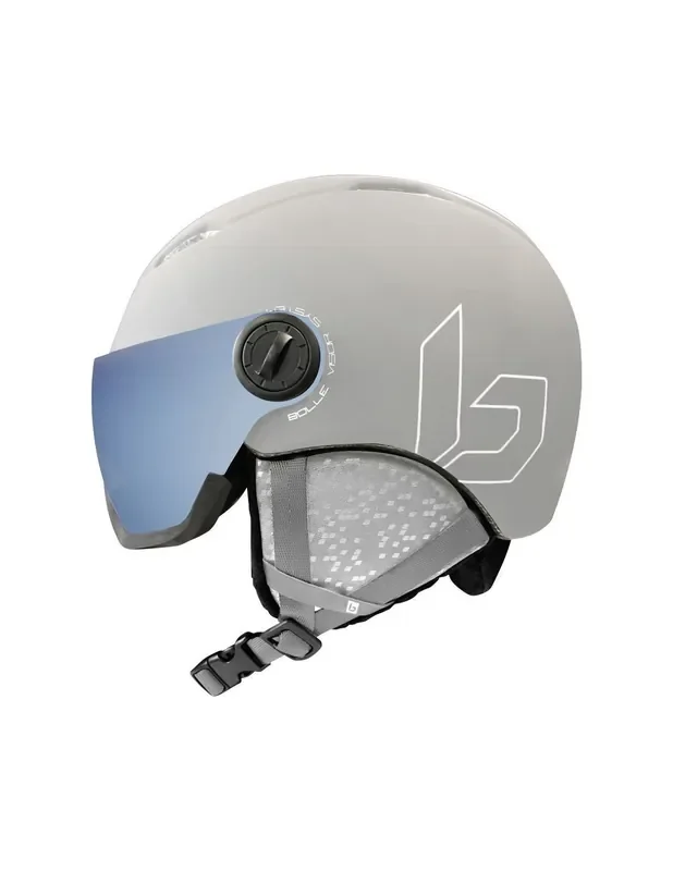 Affaire À Saisir Casque de ski Neuf Bolle Mercuro Visor Matt Grey Réglable Molette 2024
