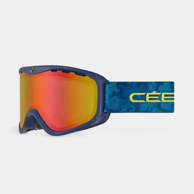 Affaire À Saisir Masque de ski Cébé RIDGE OTG – PC VARIO PERFO AMBER FLASH RED CAT.1 Dark Blue Camo