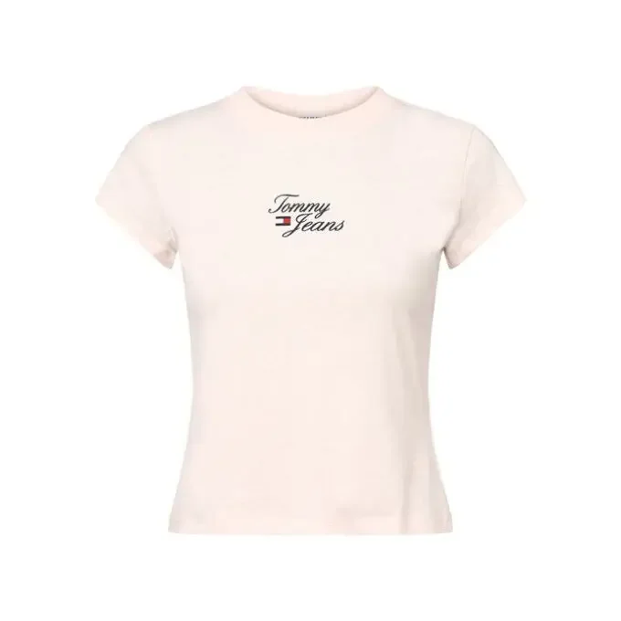 Affaire À Saisir T-shirt Tommy Hilfiger TJW BBY ESSENTIAL LO Faint Pink