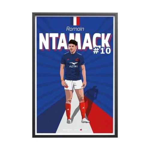 Affiche XV de France – Romain N&rsquo;Tamack