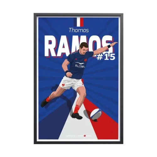 Affiche XV de France – Thomas Ramos