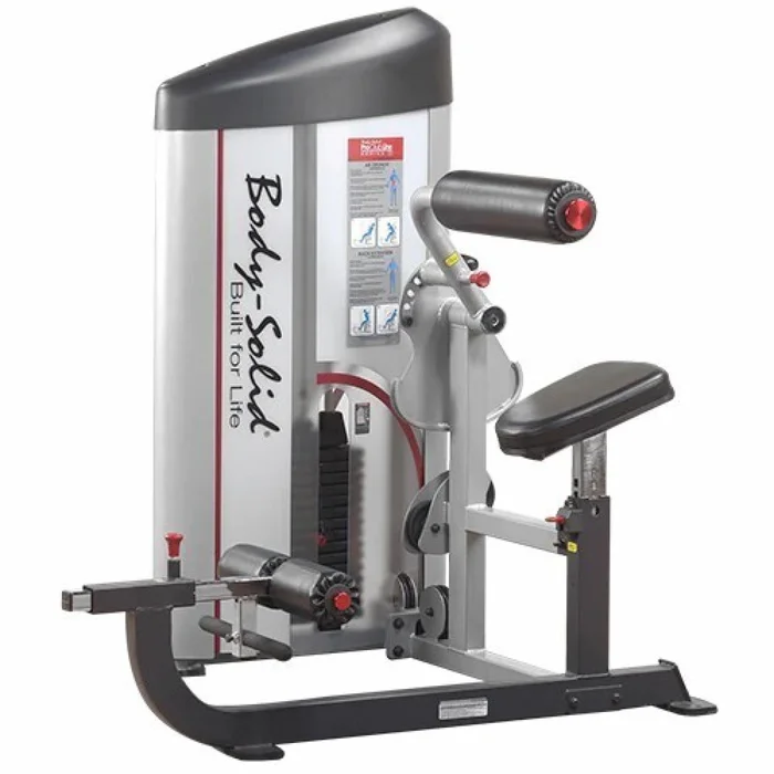 Appareil de musculation abdominale arrière ProClubLine Series II Pile de poids 105 kg [Taille 149,2×124,6×144,7 cm]