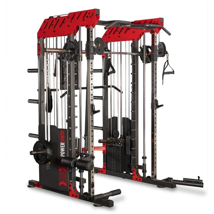 Appareil de musculation avec plaques BH Fitness Power Smith [Taille 160x210x220 cm]
