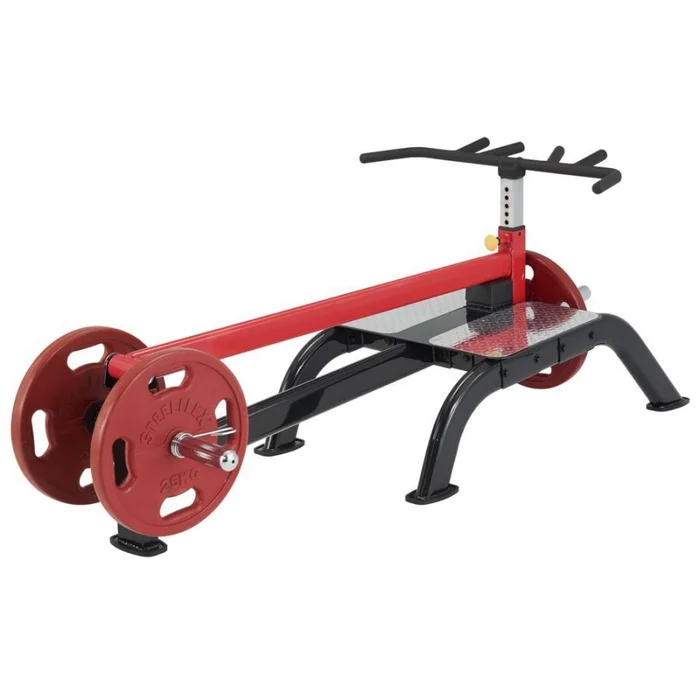 Appareil de musculation bar en T debout charge plaque Steelflex [Taille 201x91x69 cm]