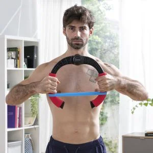 Appareil de musculation pour bras réglable avec résistance et guide d´exercices Forcearc
