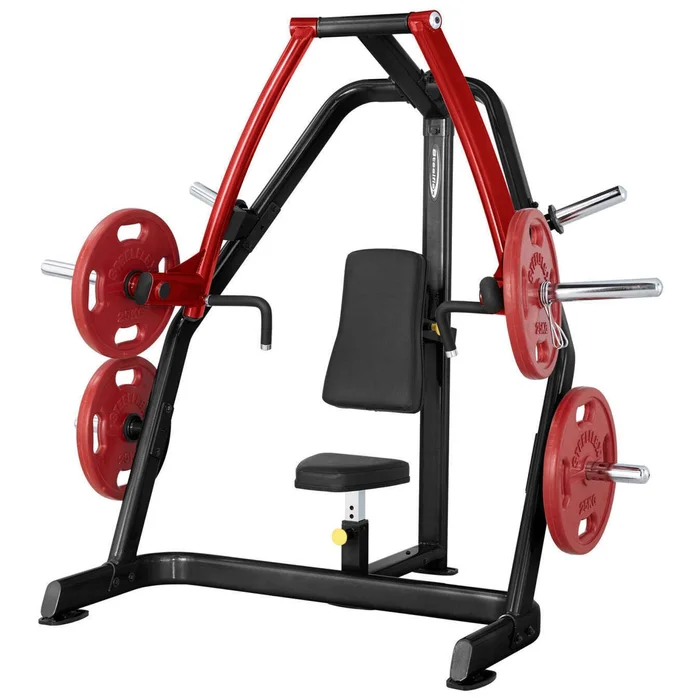 Appareil de musculation presse poitrine assis charge plaque Steelflex [Taille 202,5×123,4×171 cm]