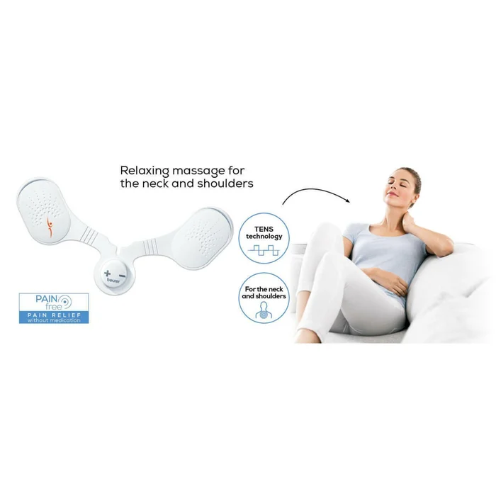 Appareil électrostimulation de cou Beurer EM 20 [Taille 27,8 x 8,7 x 1,3 cm]
