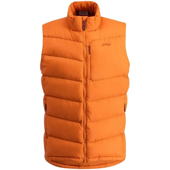 Artisanat Lundhags Fulu Down Vest, gilet en duvet, homme, orange