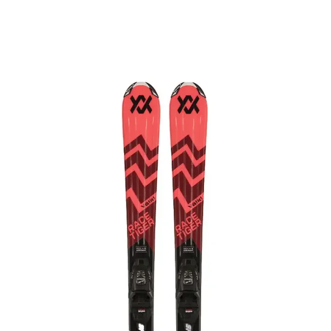 Authentique Pack de skis Völkl RACETIGER JR RED+fix