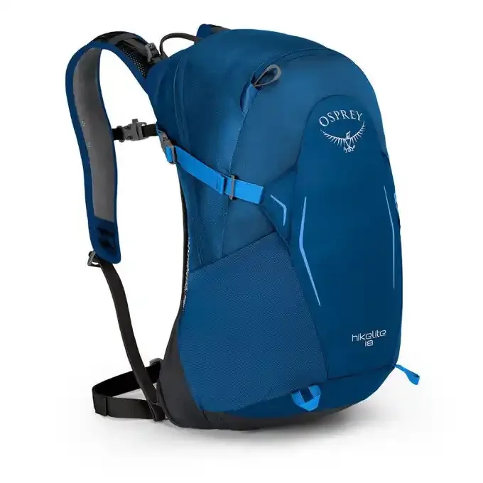 Authentique Sac à dos Osprey HIKELITE 18 Bacca Blue
