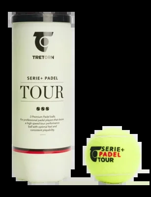 Balle de Padel Tretorn Série+ Padel Tour (Carton 24×3)