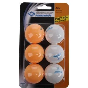Balle de tennis de table Jade Poly 40+, Mixed (x6)