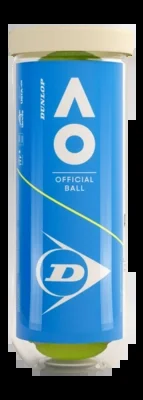 Balle de Tennis Dunlop Australian Open 3-Tin (Carton 24×3) 2025