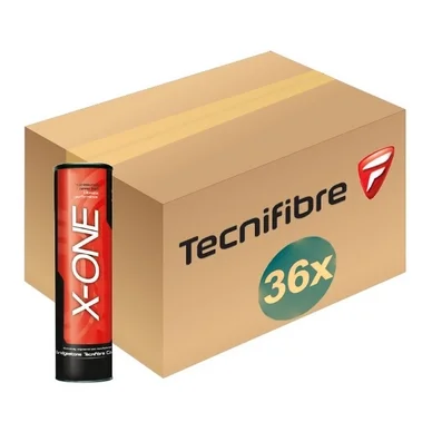 Balle de Tennis Tecnifibre X-One 3-Tin (Paket 36×3)