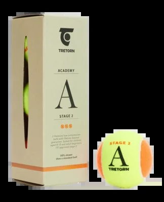 Balle de Tennis Tretorn Academy Orange 3 Paquet (Carton 40×3)