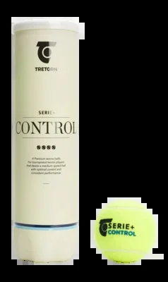 Balle de Tennis Tretorn Série+ Contrôle 4 Tube (Carton 18×4)