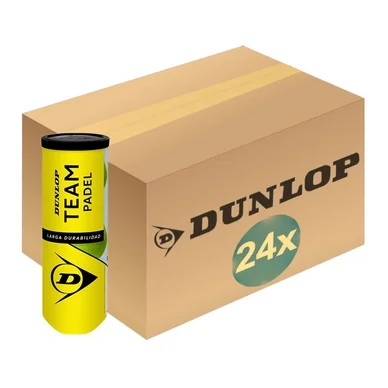 Balles de Padel Dunlop Team Padel (Doos 24 x 3)