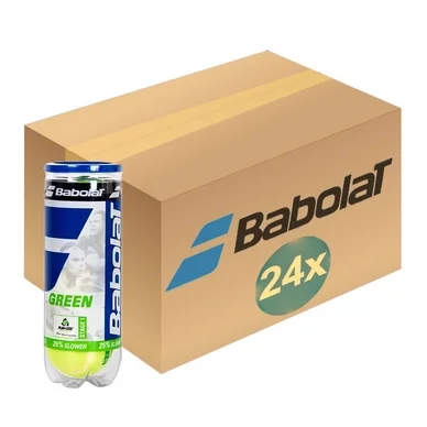 Balles de Tennis Babolat Green 3X (Boîte 24 x 3)