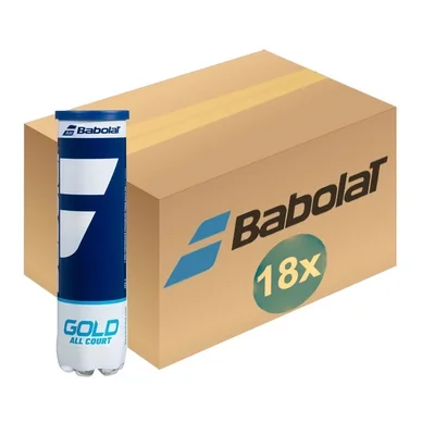 Balles de Tennis Babolat Team All Court Yellow (Boîte 18 x 4)