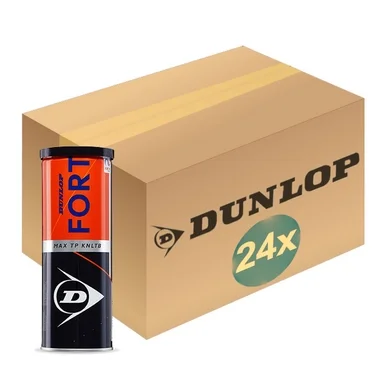 Balles de tennis Dunlop Fort Max TP 3-Tin (Boîte de 24×3)