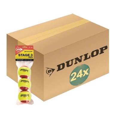 Balles de Tennis Dunlop Stage 3 Redunlop 3 Polybag (Carton 24×3)