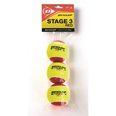 Balles de Tennis Dunlop Stage 3 Redunlop 3 Polybag