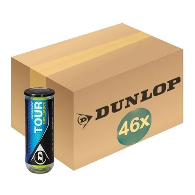 Balles de Tennis Dunlop Tour Brilliance x3 (Carton 48×3)