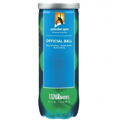 Balles de Tennis Wilson Australian Open Yellow (set de 3)