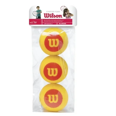 Balles de tennis Wilson Starter Foam 3 Pack