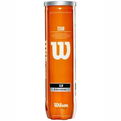 Balles de Tennis Wilson Tour Clay (set de 4)