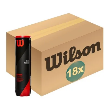 Balles de Tennis Wilson Tour Premier CT Clay 4 Boîtes (Boîte 18×4)