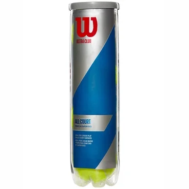 Balles de Tennis Wilson Ultra Club All Court 4 Boîtes (Boîte 18×4)
