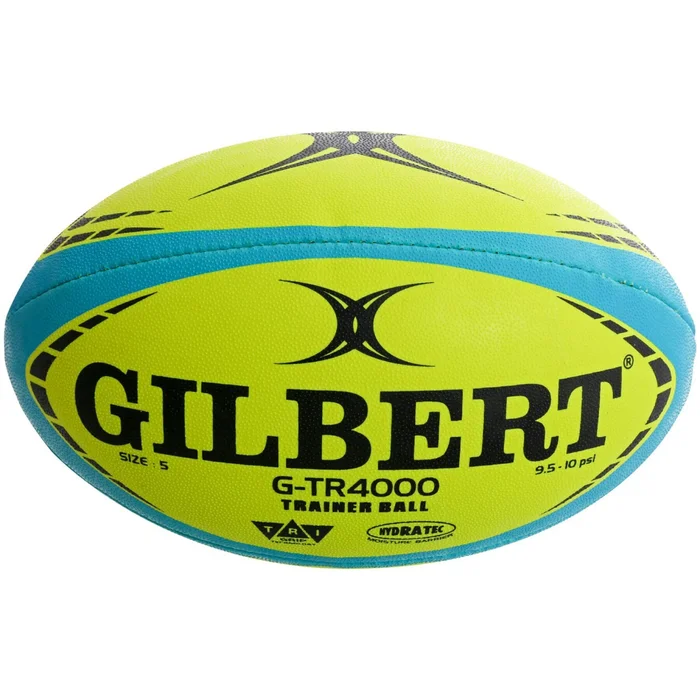 Ballon de rugby Gilbert G-TR4000 Trainer Fluo (taille 5) [Taille  5]
