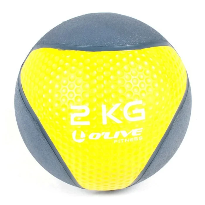 Ballon médicinal d’entraînement O&rsquo;live Fitness [Taille 2 kg]