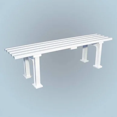 Banc Tyger München Blanc 1,5 m