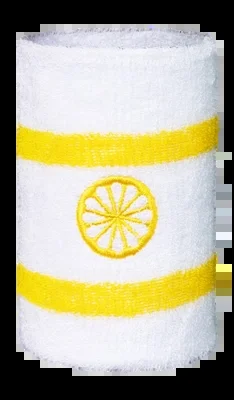 Bandeau Sportif The Indian Maharadja Striped Sweatband Warm Yellow