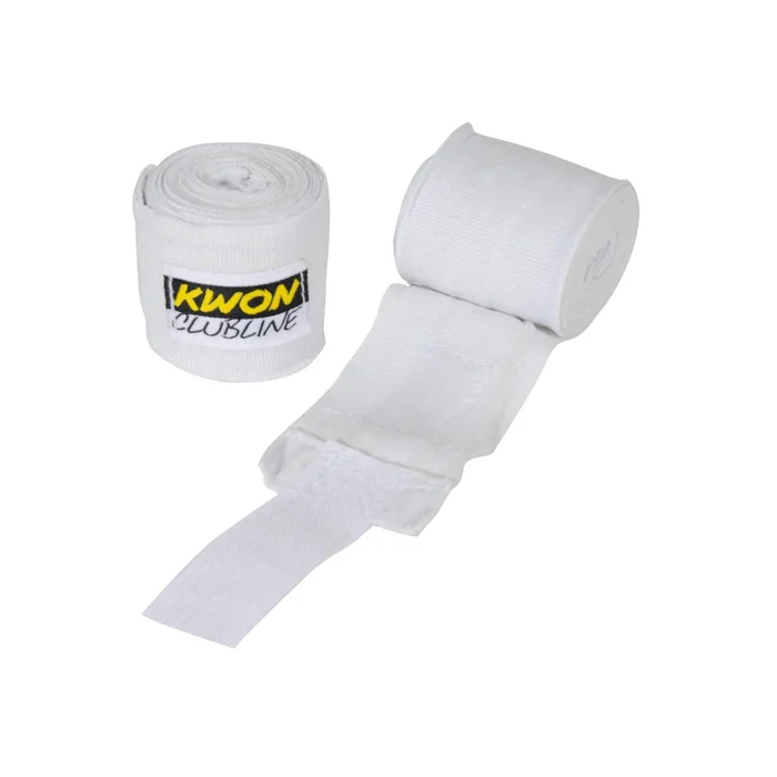 Bandes de boxe inélastique Kwon Clubline [Taille 2,5 m]