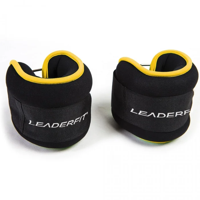 Bandes lestées poignets/chevilles Leader Fit 0,5kg (x2)