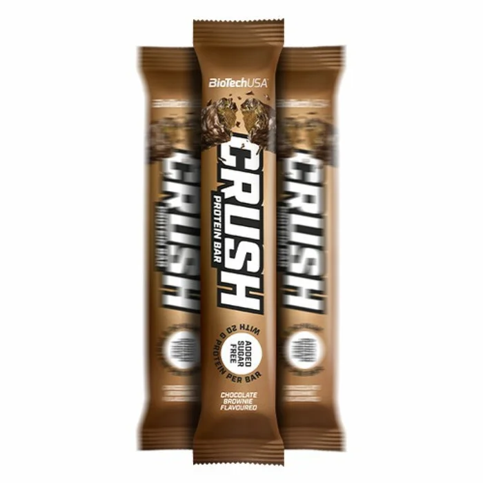 Barre de collations Biotech USA crush bar – Chocolat-brownie (x12)