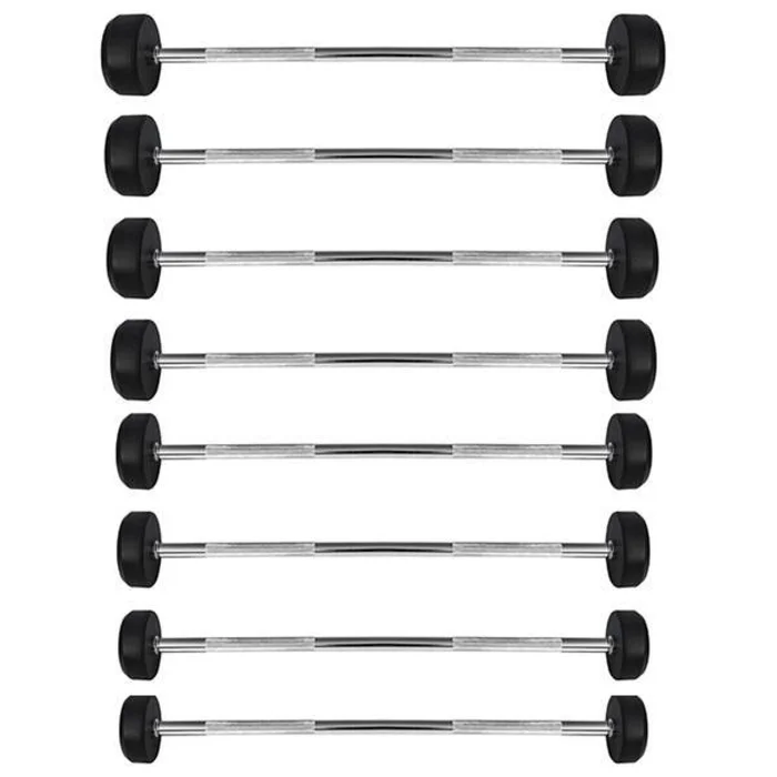 Barre de musculation caoutchouc HMS GSG35 [Taille 124,5×20 cm/30 mm]