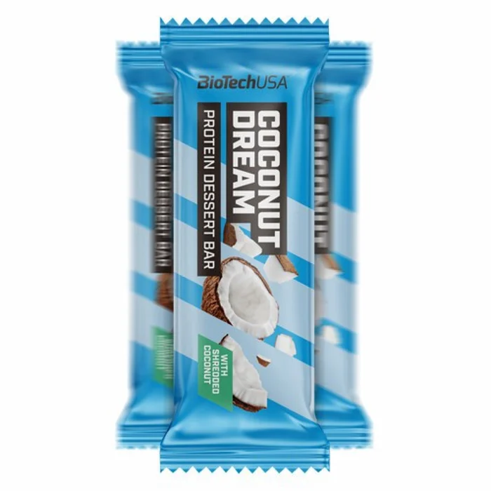 Barre dessert proteinée Biotech USA – Coco (x20)